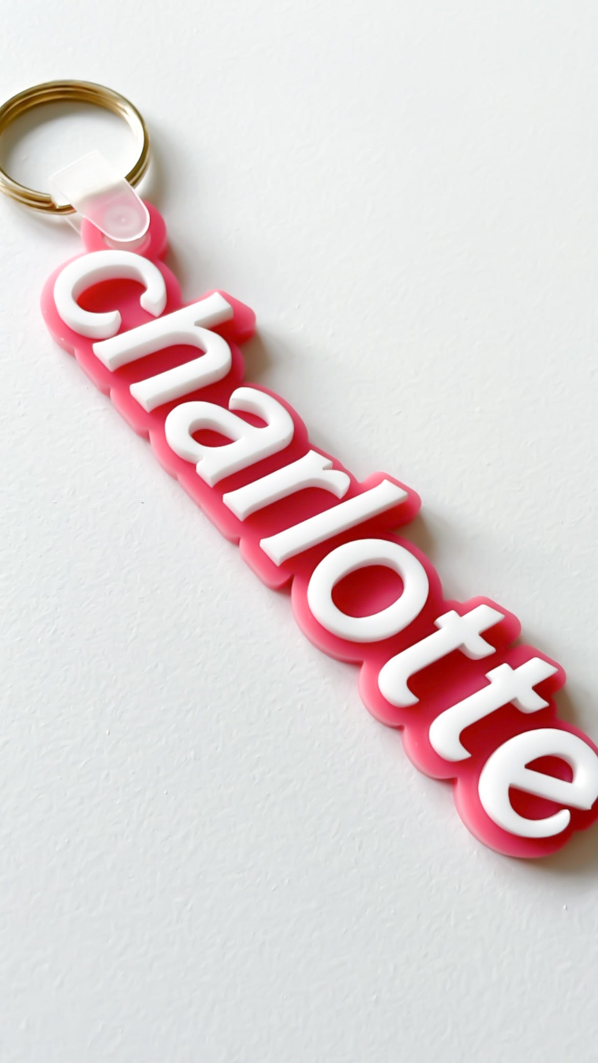 Custom Barbie Name Keychain | Bag Tag
