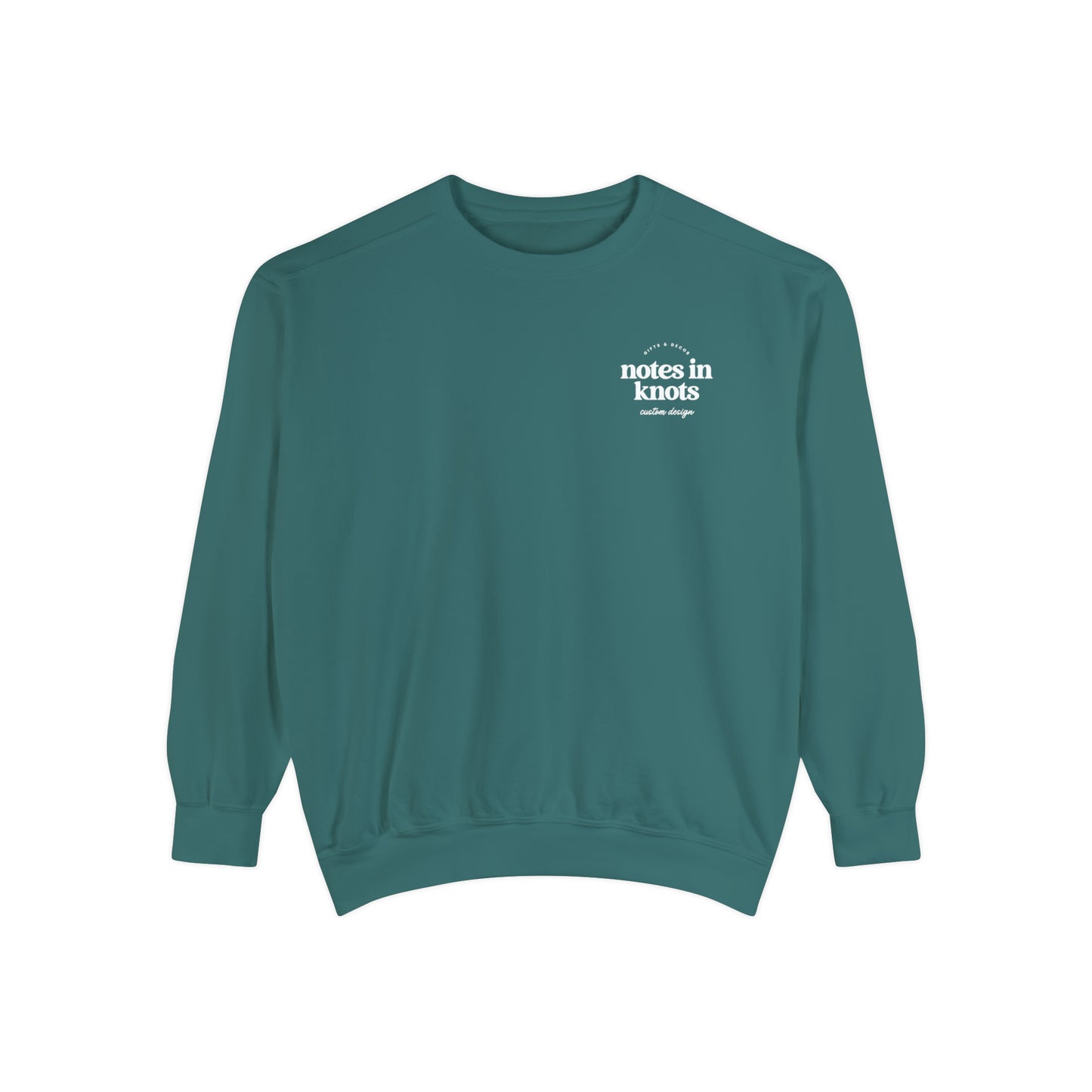 Notes in Knots Crewneck Sweater