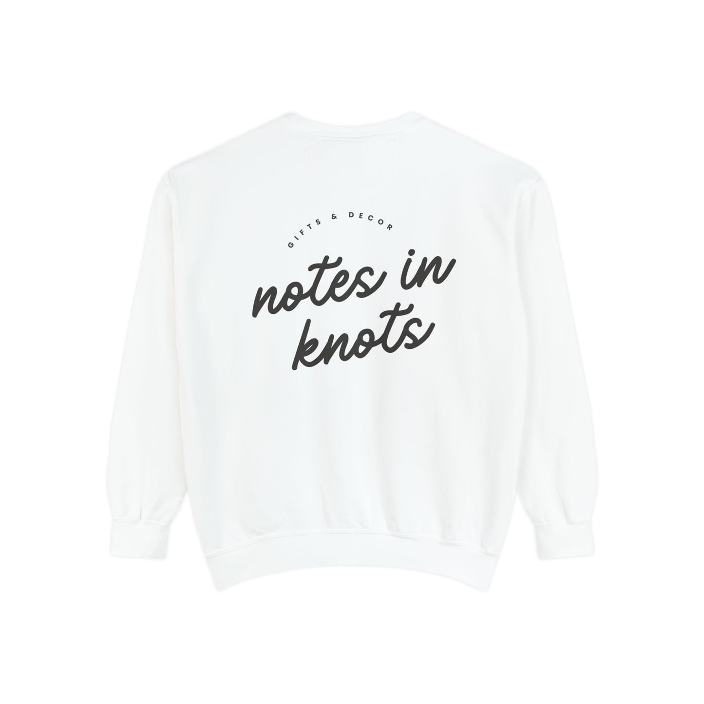 Notes in Knots Crewneck Sweater