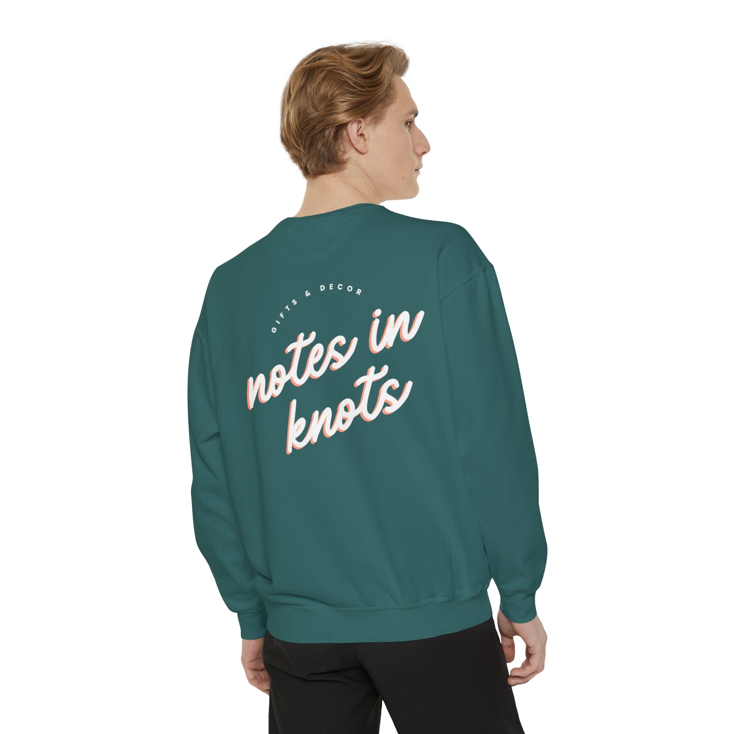 Notes in Knots Crewneck Sweater