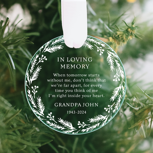 Memorial Acrylic Ornament