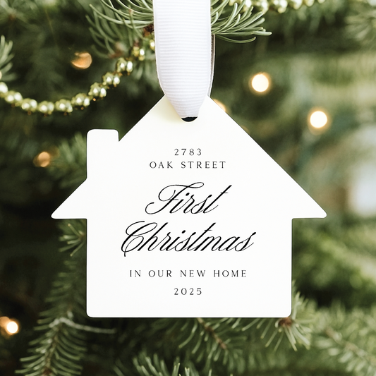 Custom Our First Home Ornament