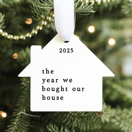 Custom Our First Home Ornament