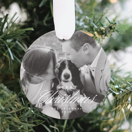 Custom Family Photo Ornament