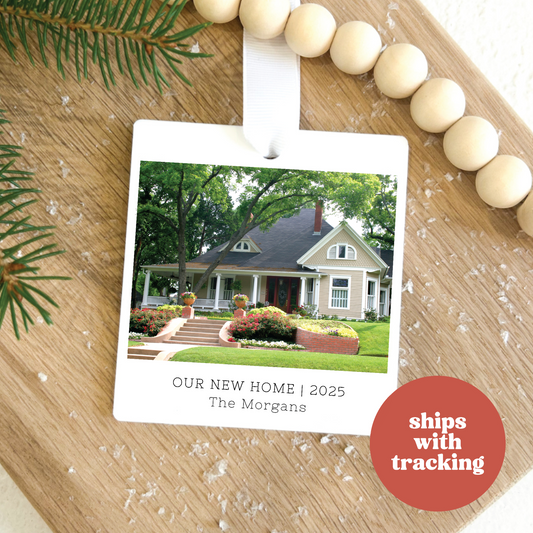 Our New Home Custom Photo Ornament