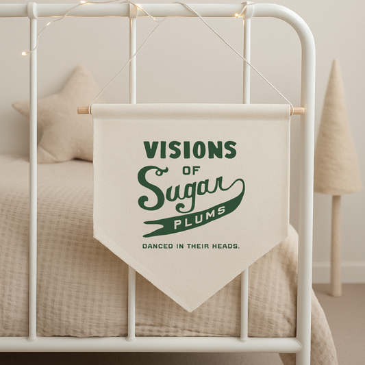 Visions of Sugar Plums Canvas Banner