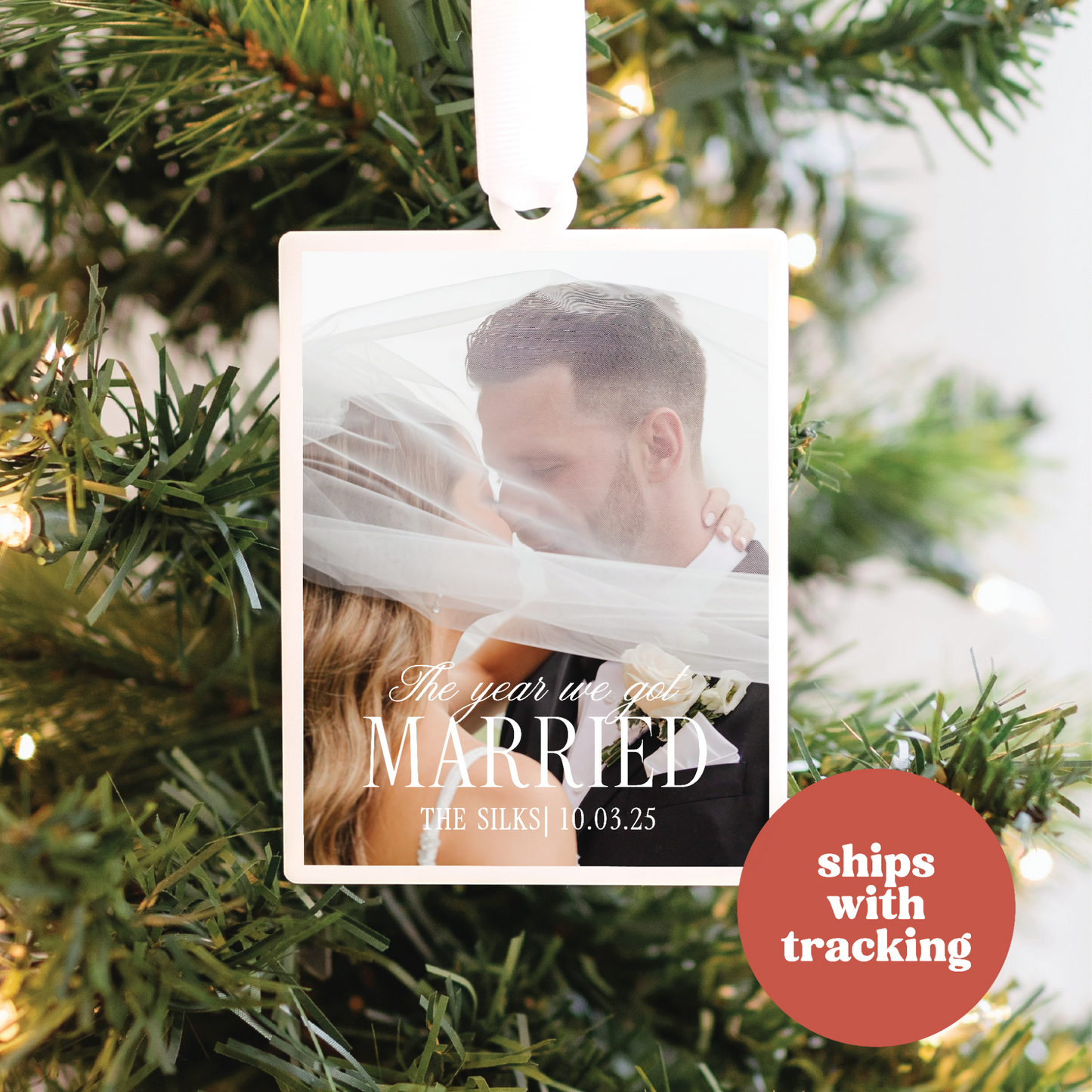 Our First Christmas Married Ornament
