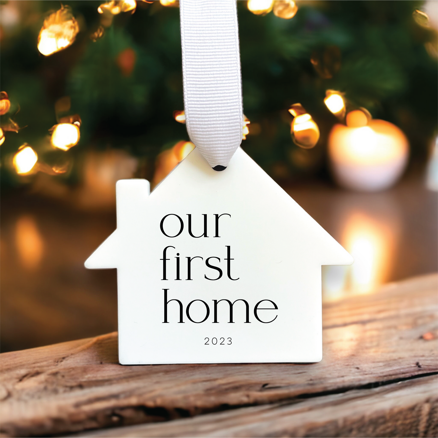 Generic First Christmas in our New Home Ornament 2023 | New Homeowner Gift | Real Estate Gift | Housewarming Gift