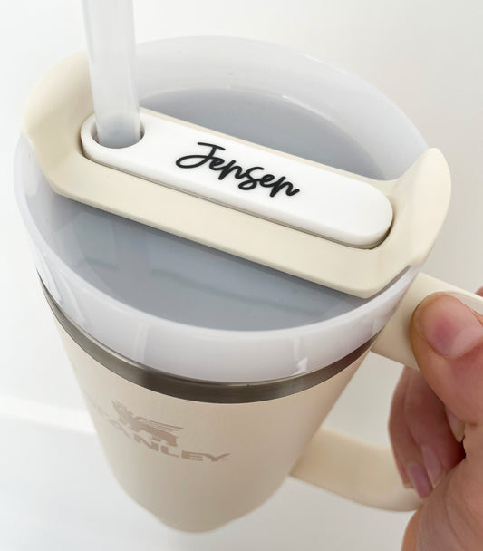 Custom Stanley Lid Cover | Tumbler Name Plate Cover