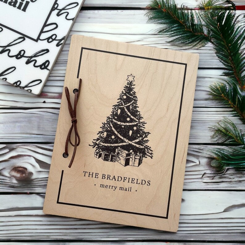 Christmas Card Keeper | Custom Card Keeper | Custom Card Holder |Birthday Cards | Personalized Wedding Gift | Holiday Card Storage |Card Box