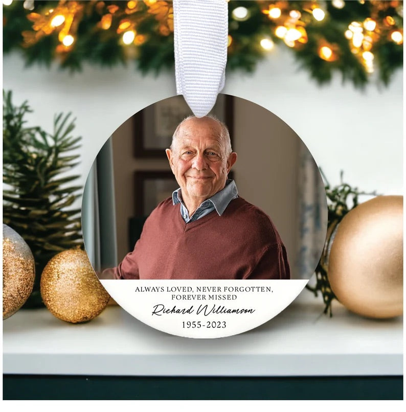 Custom Memorial Ornament 2023 | In Loving Memory Ornament | Cardinal Ornament | Someone In Heaven Ornament | Bereavement Gift