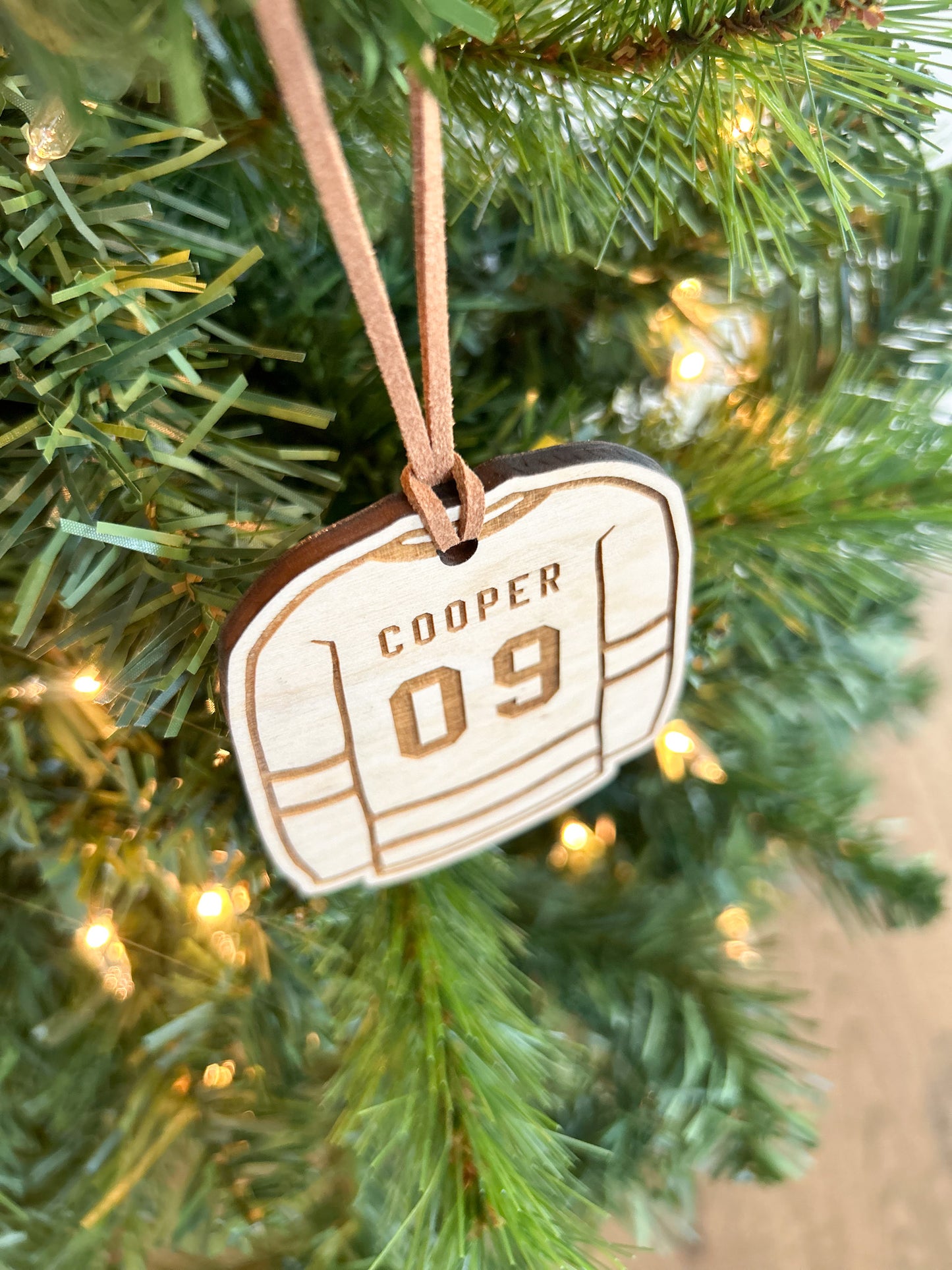 Custom Hockey Jersey Ornament