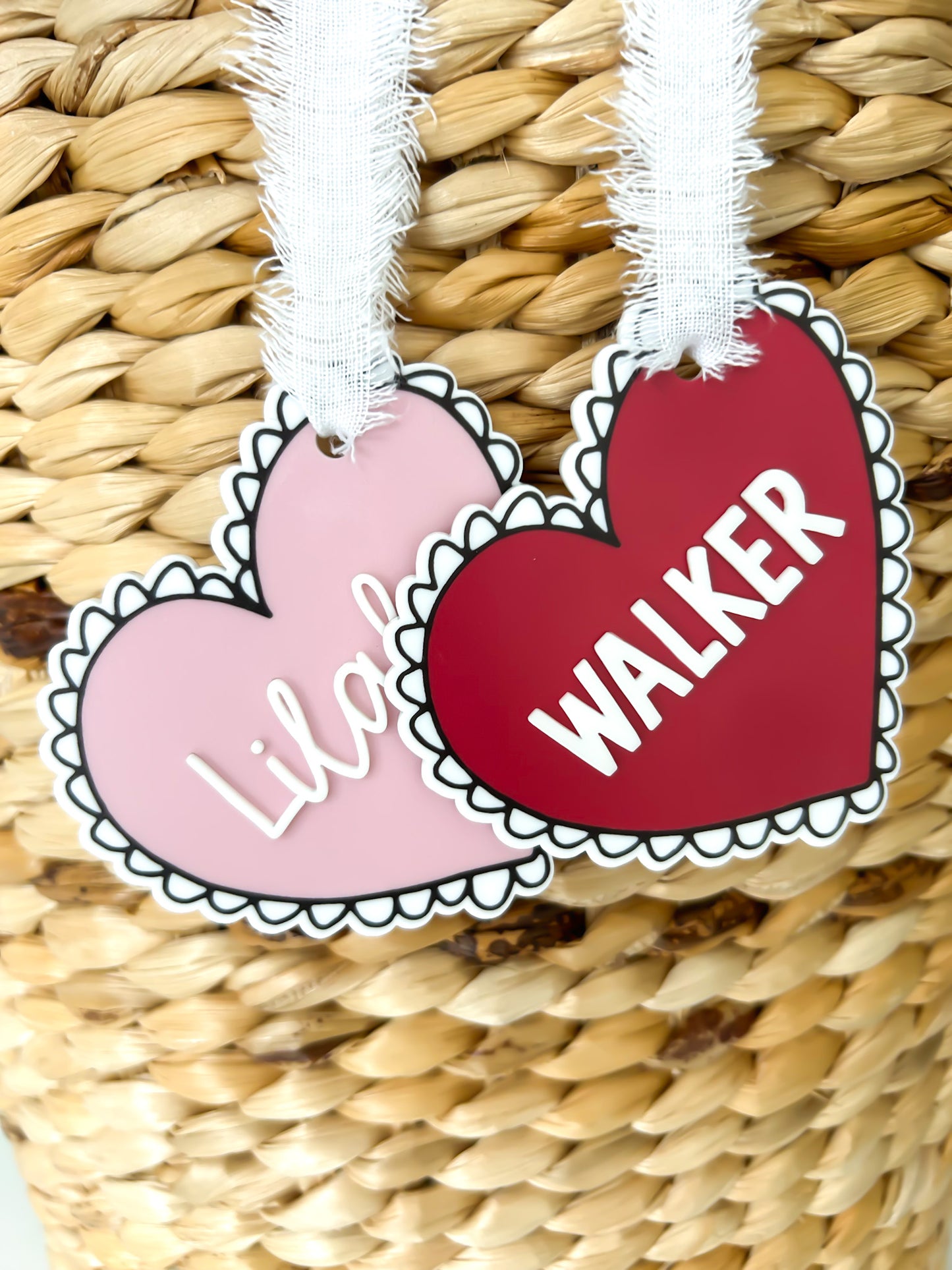 Valentines Heart Tag