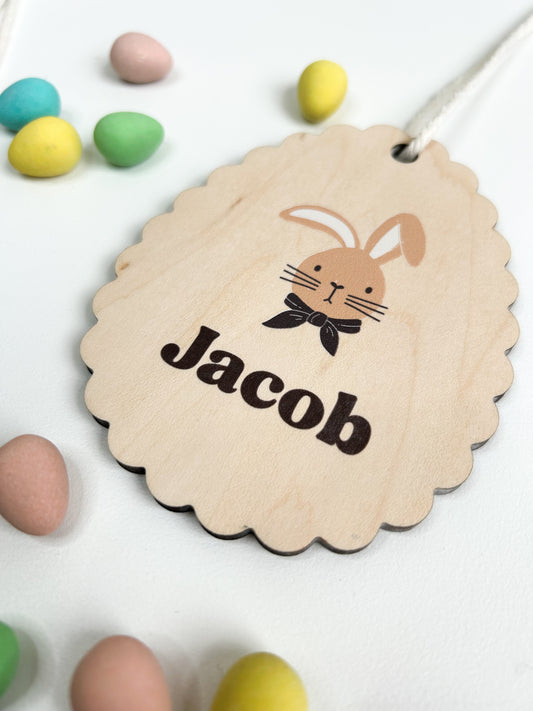 Wooden Easter Tags