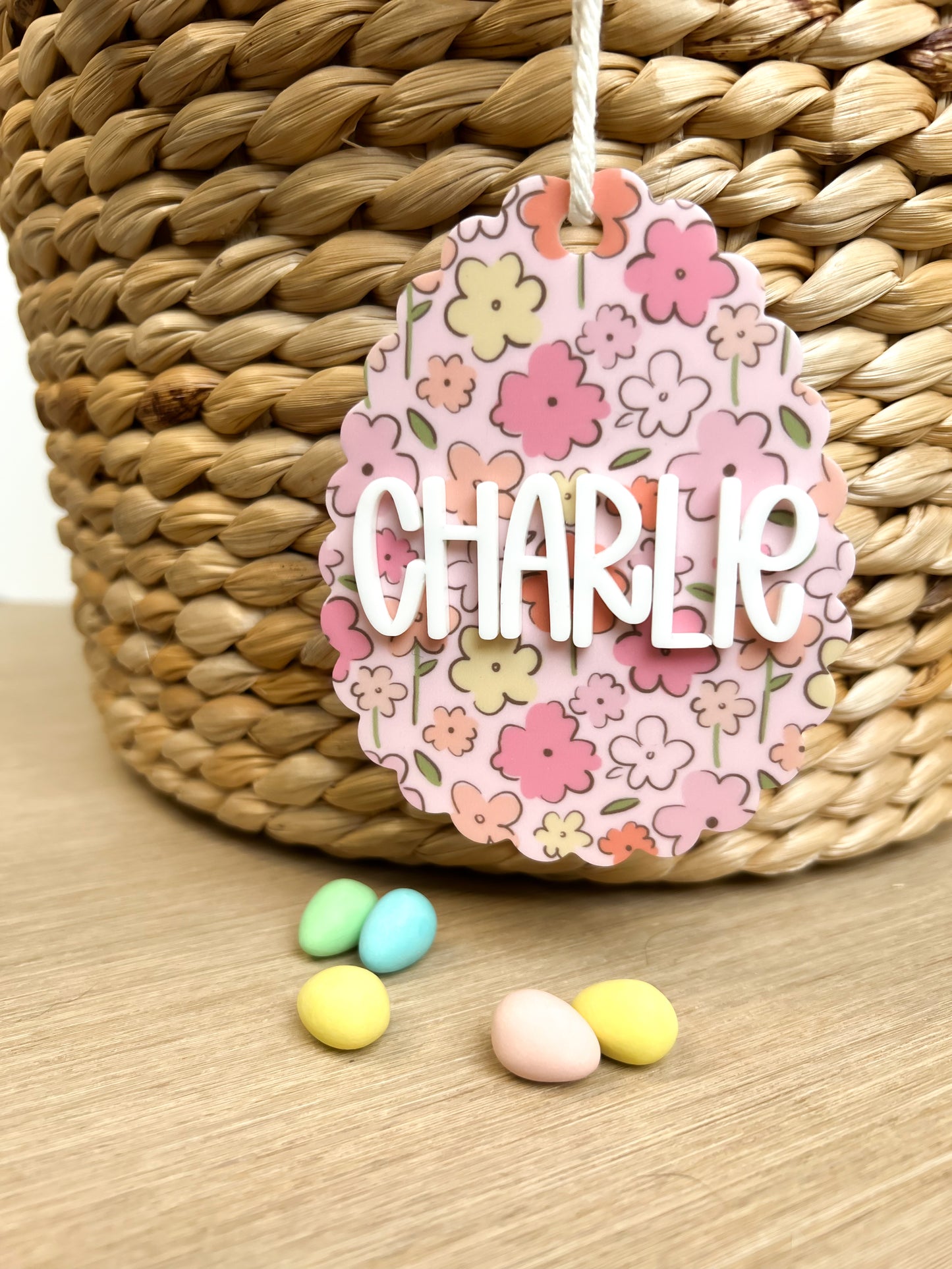 Acrylic Easter Tags