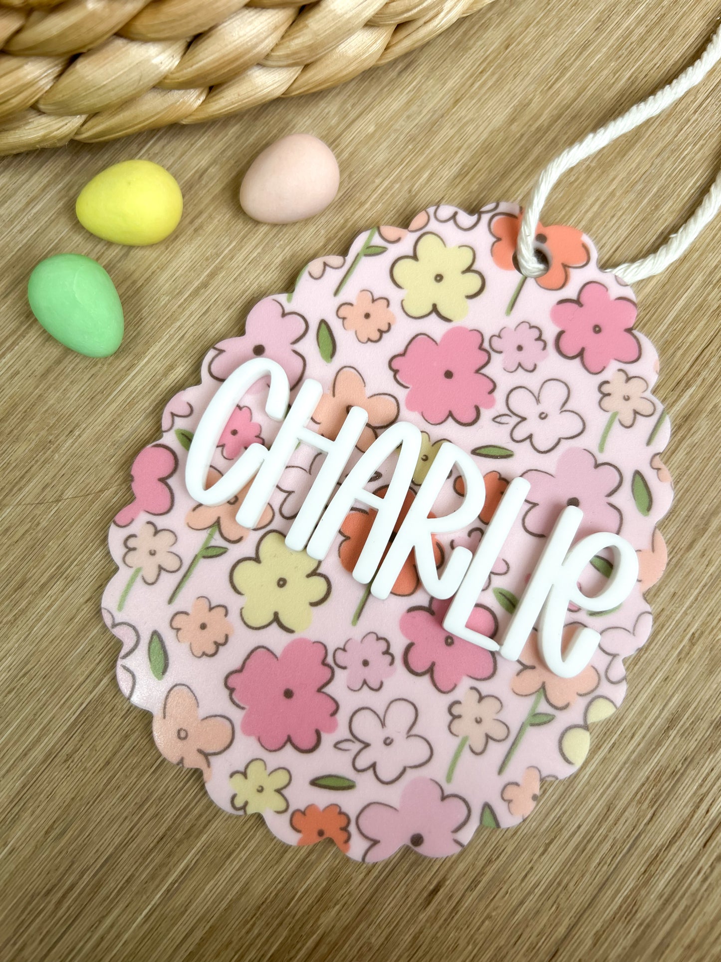 Acrylic Easter Tags