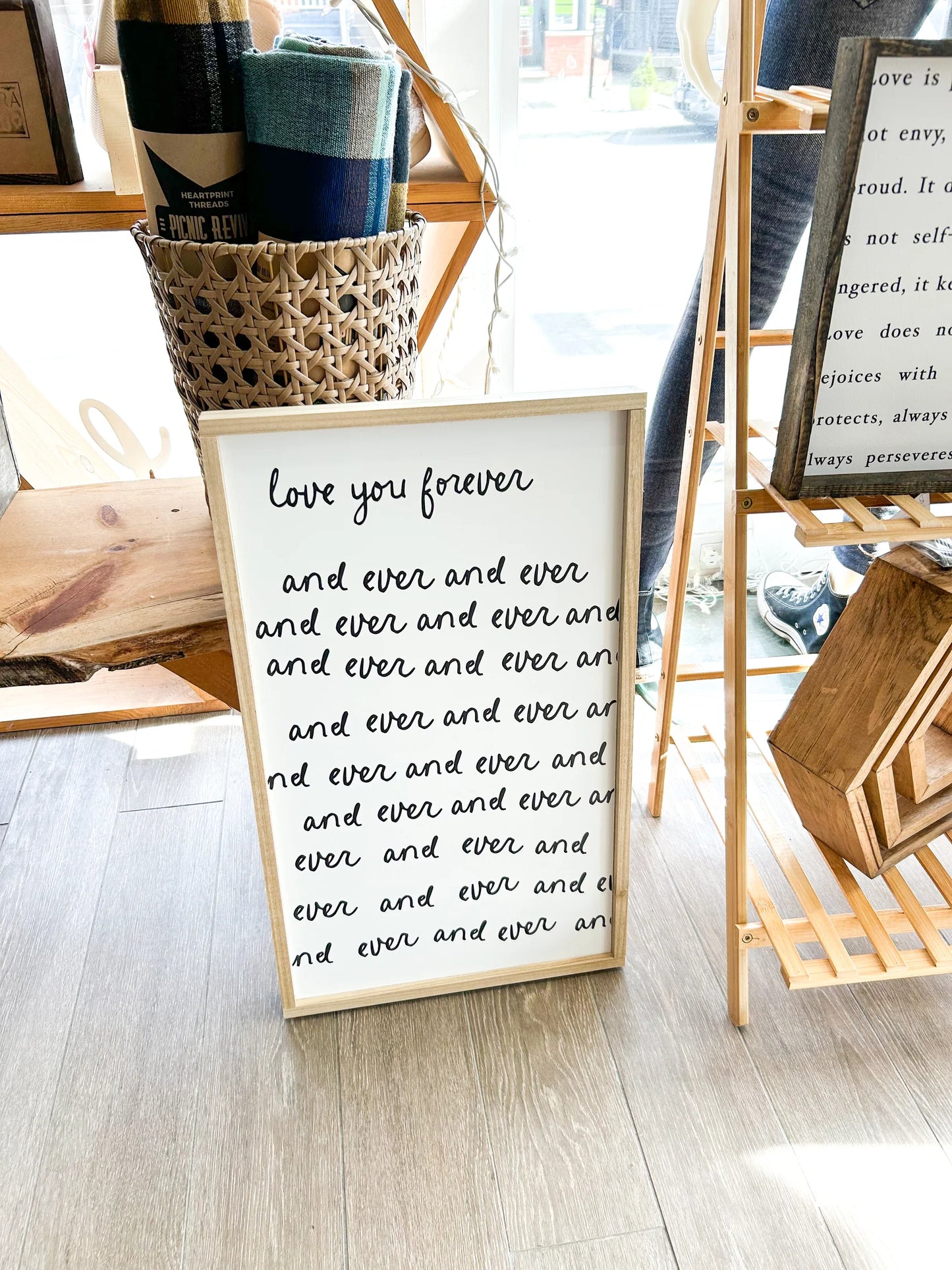 Love You Forever Sign
