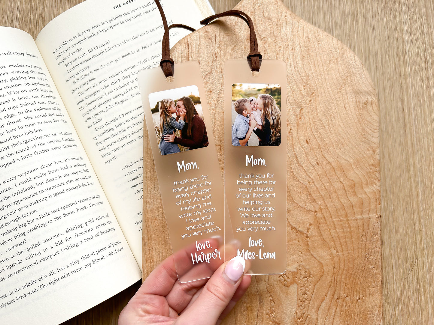 Mom Custom Photo Bookmark