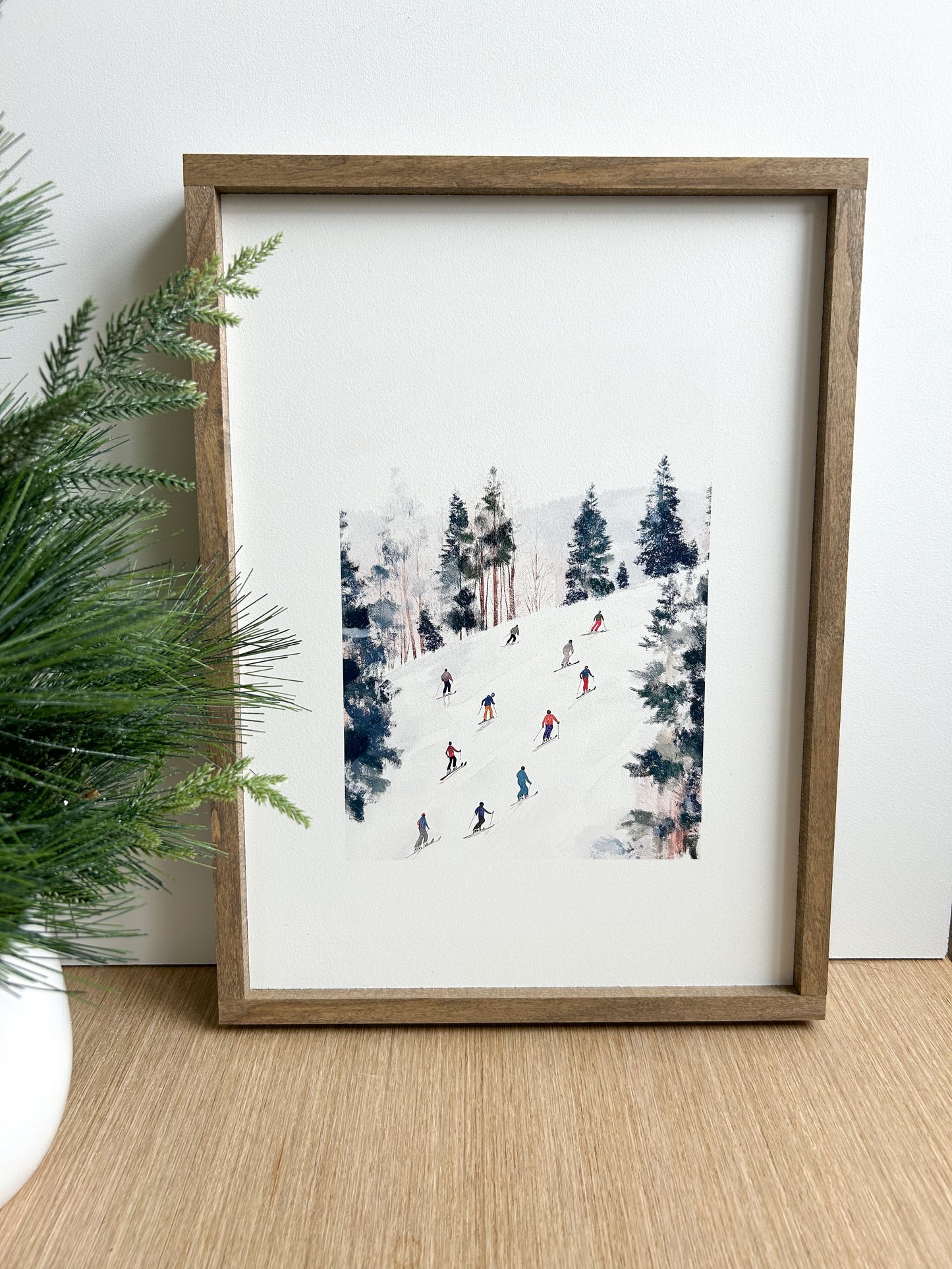 Vintage Skiiers Sign