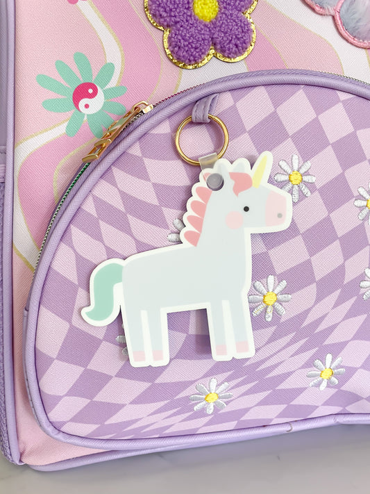 Unicorn Backpack Tag