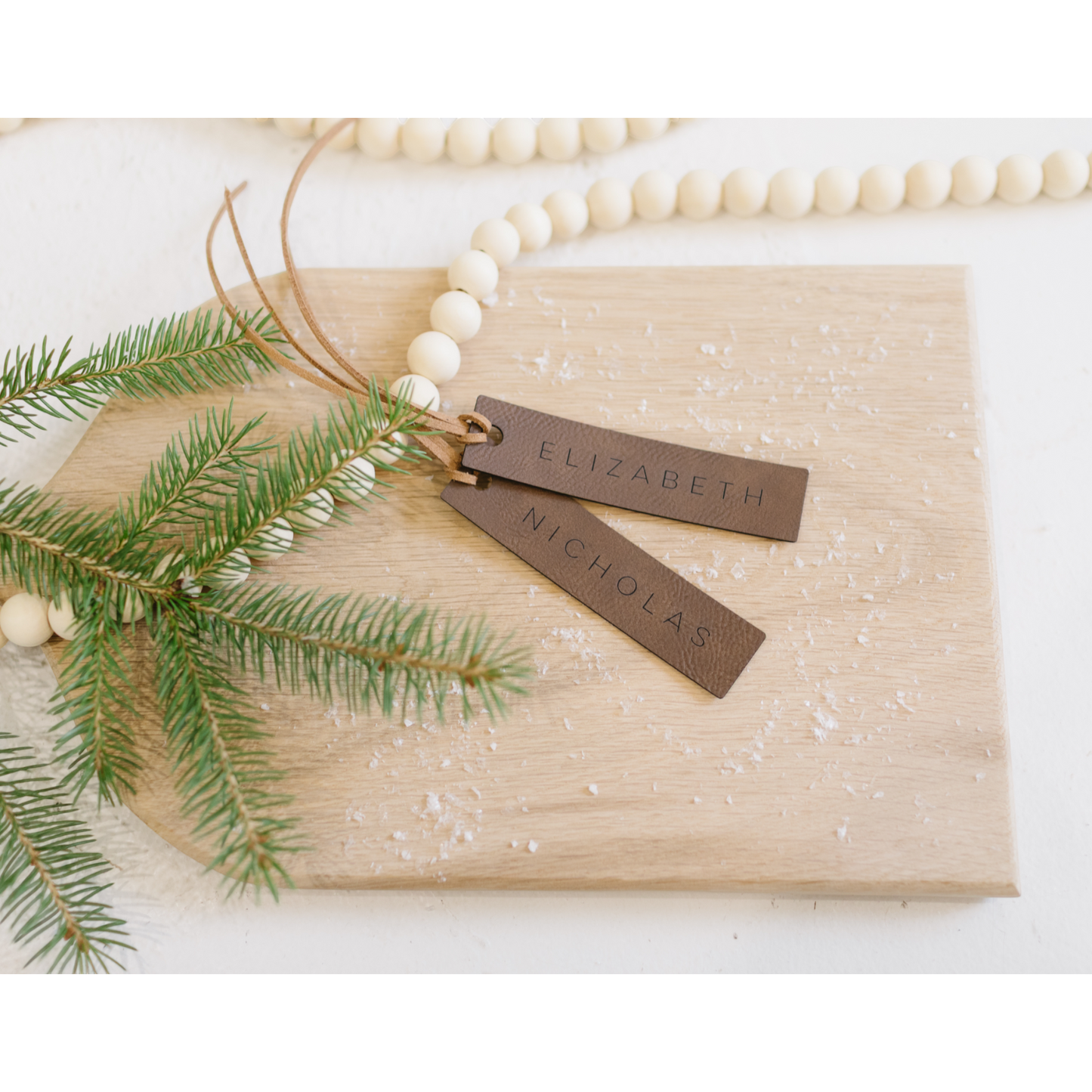 Leatherette Stocking Tag