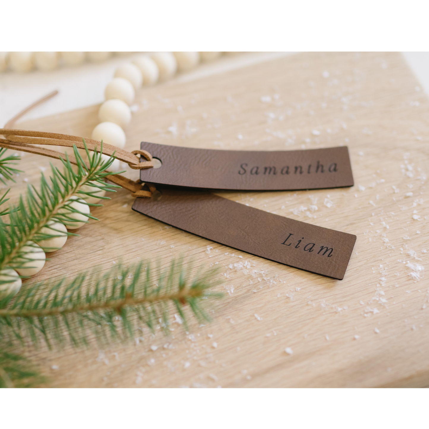 Leatherette Stocking Tag
