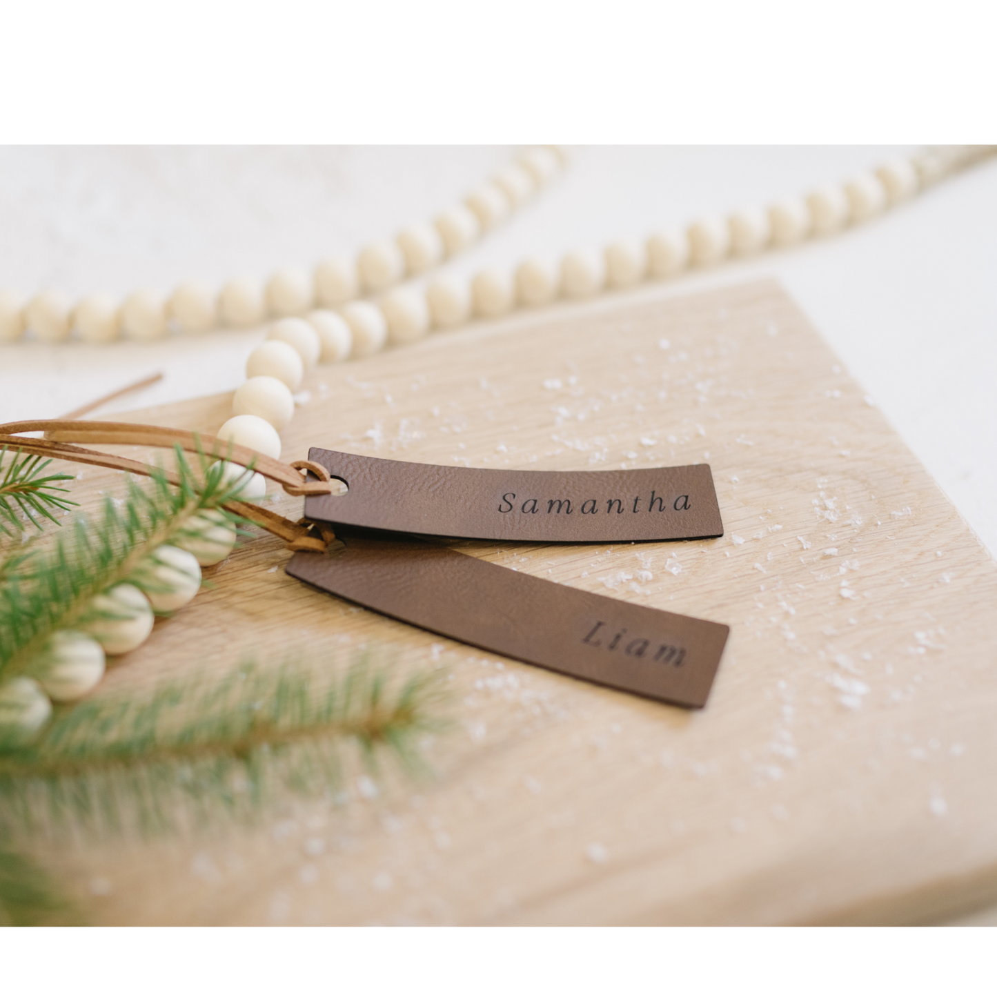 Leatherette Stocking Tag