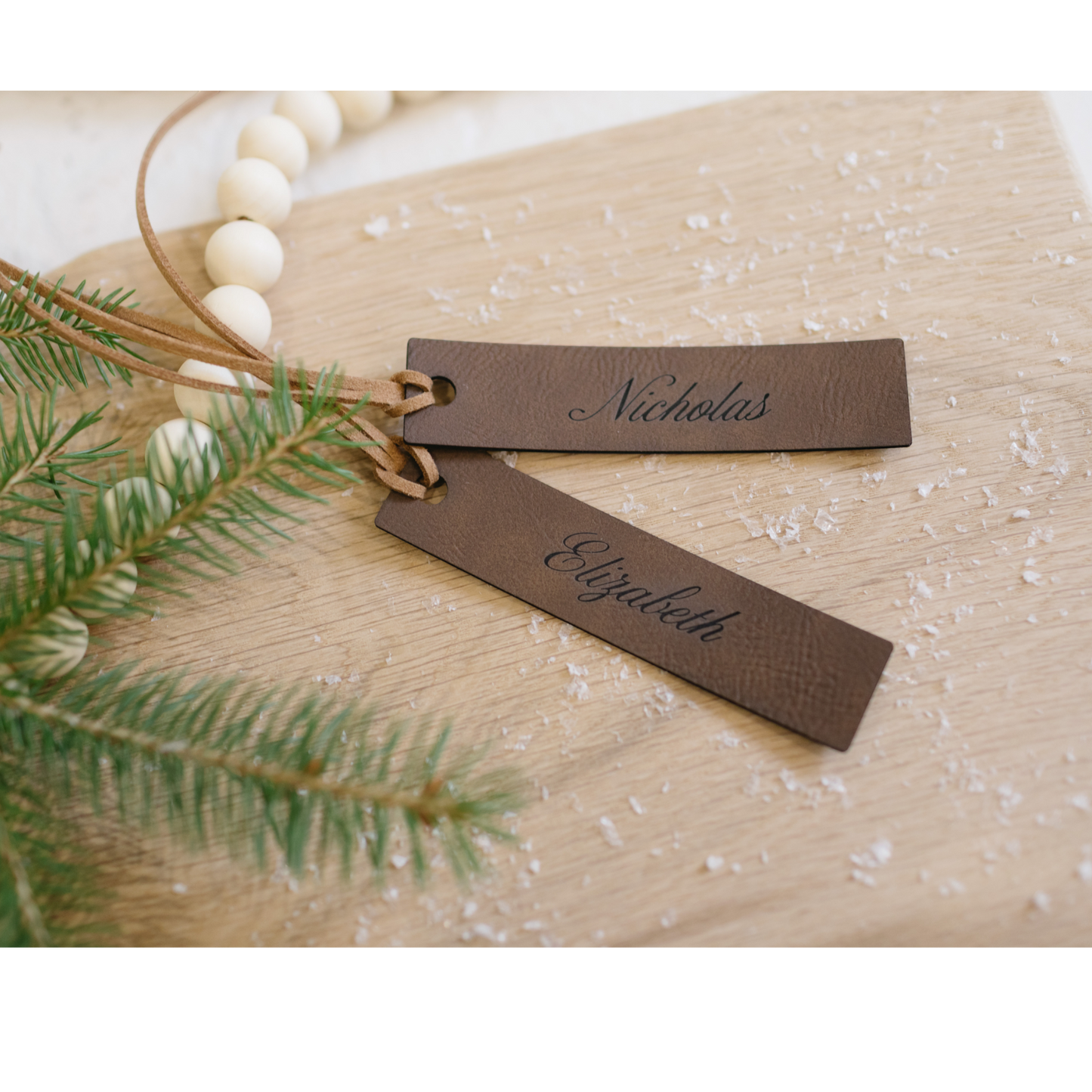 Leatherette Stocking Tag