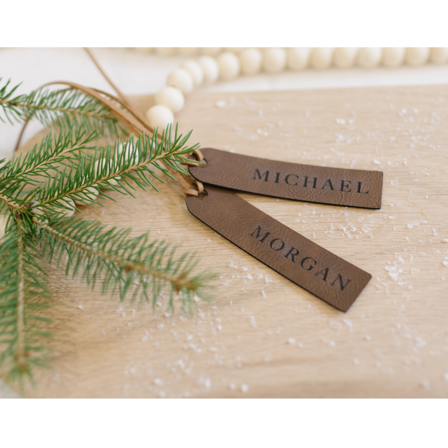 Leatherette Stocking Tag