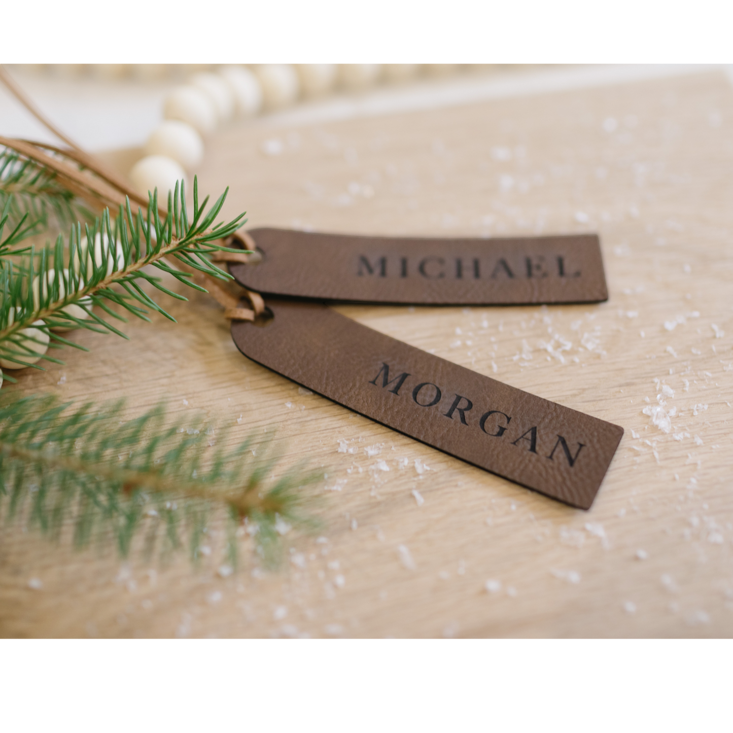 Leatherette Stocking Tag