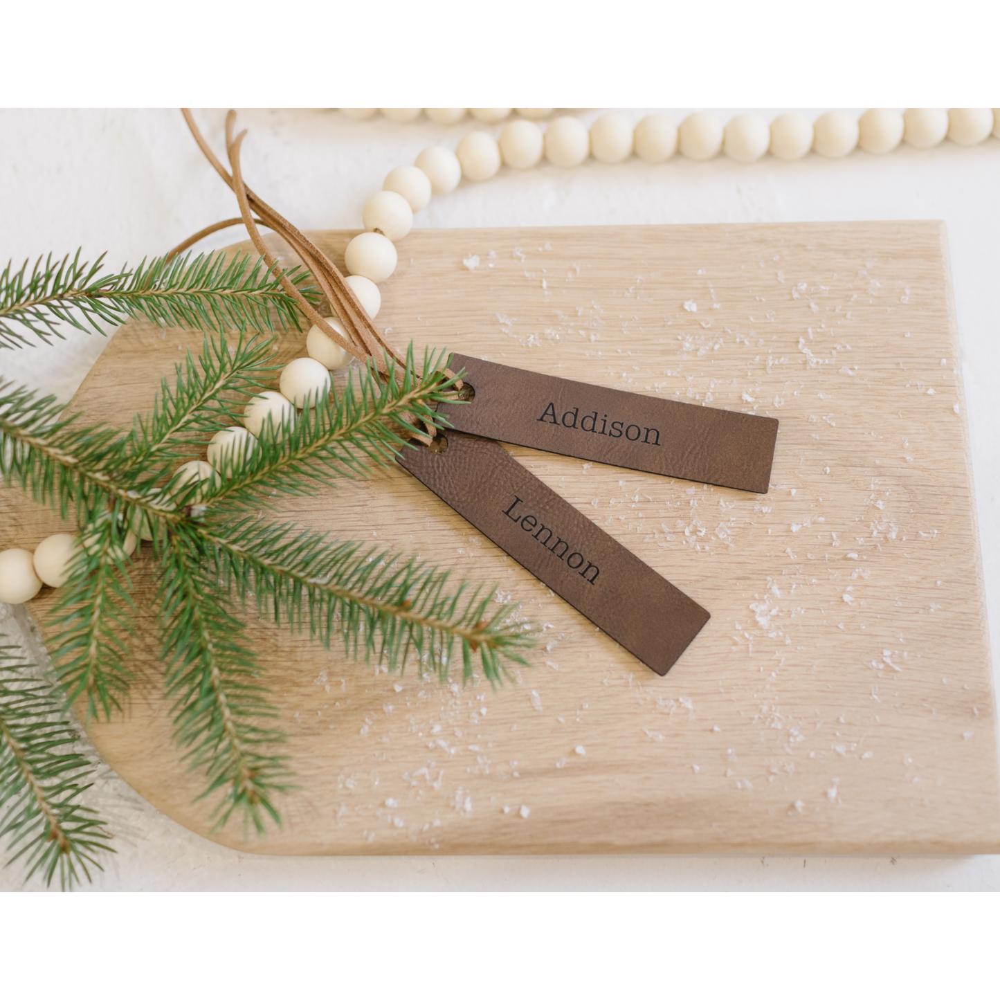 Leatherette Stocking Tag