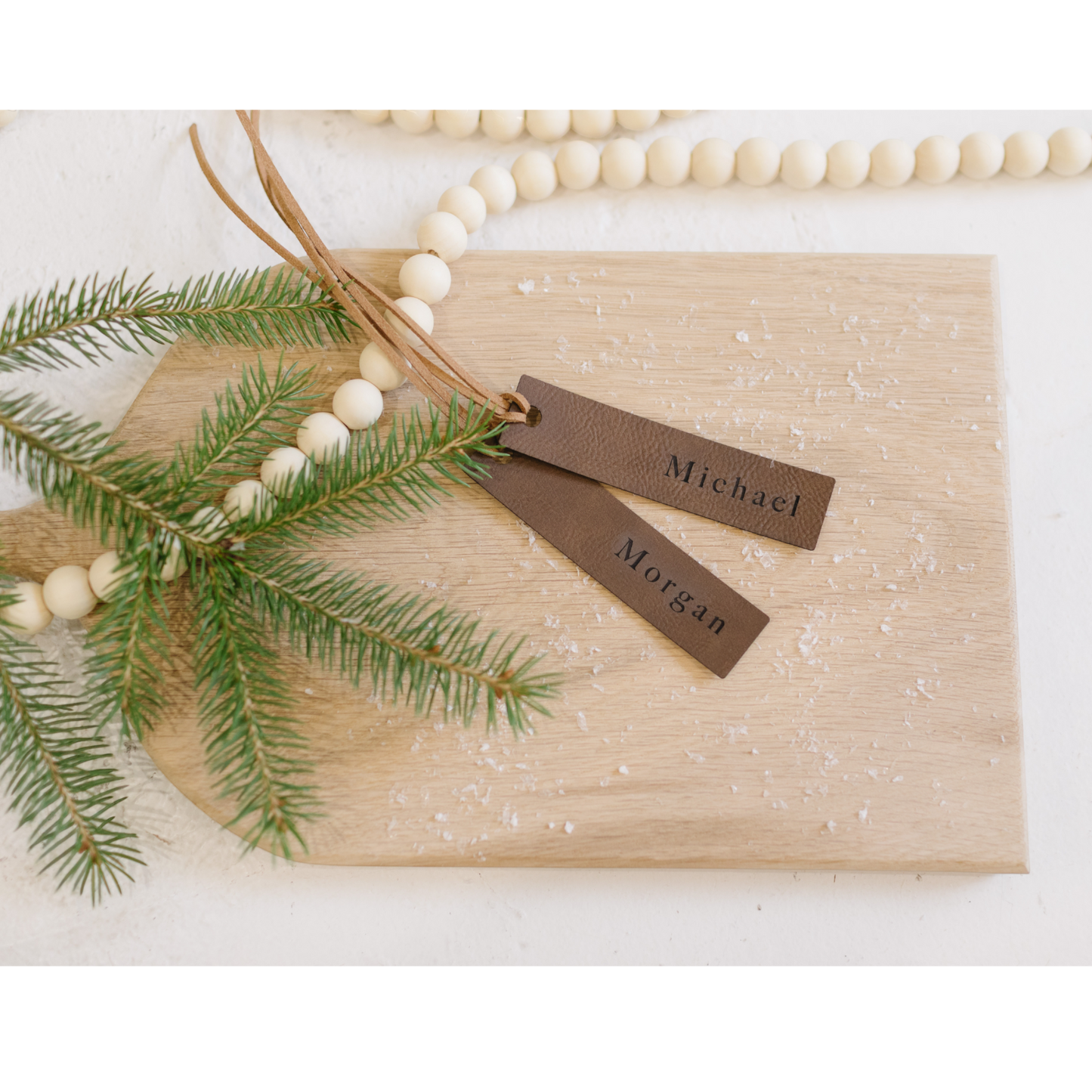 Leatherette Stocking Tag