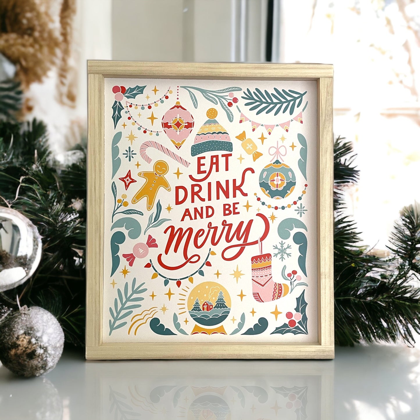 Eat Drink and Be Merry Sign