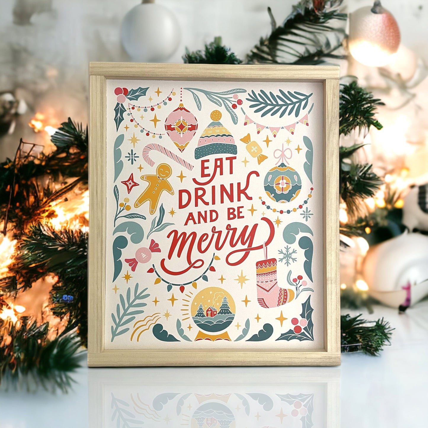 Eat Drink and Be Merry Sign