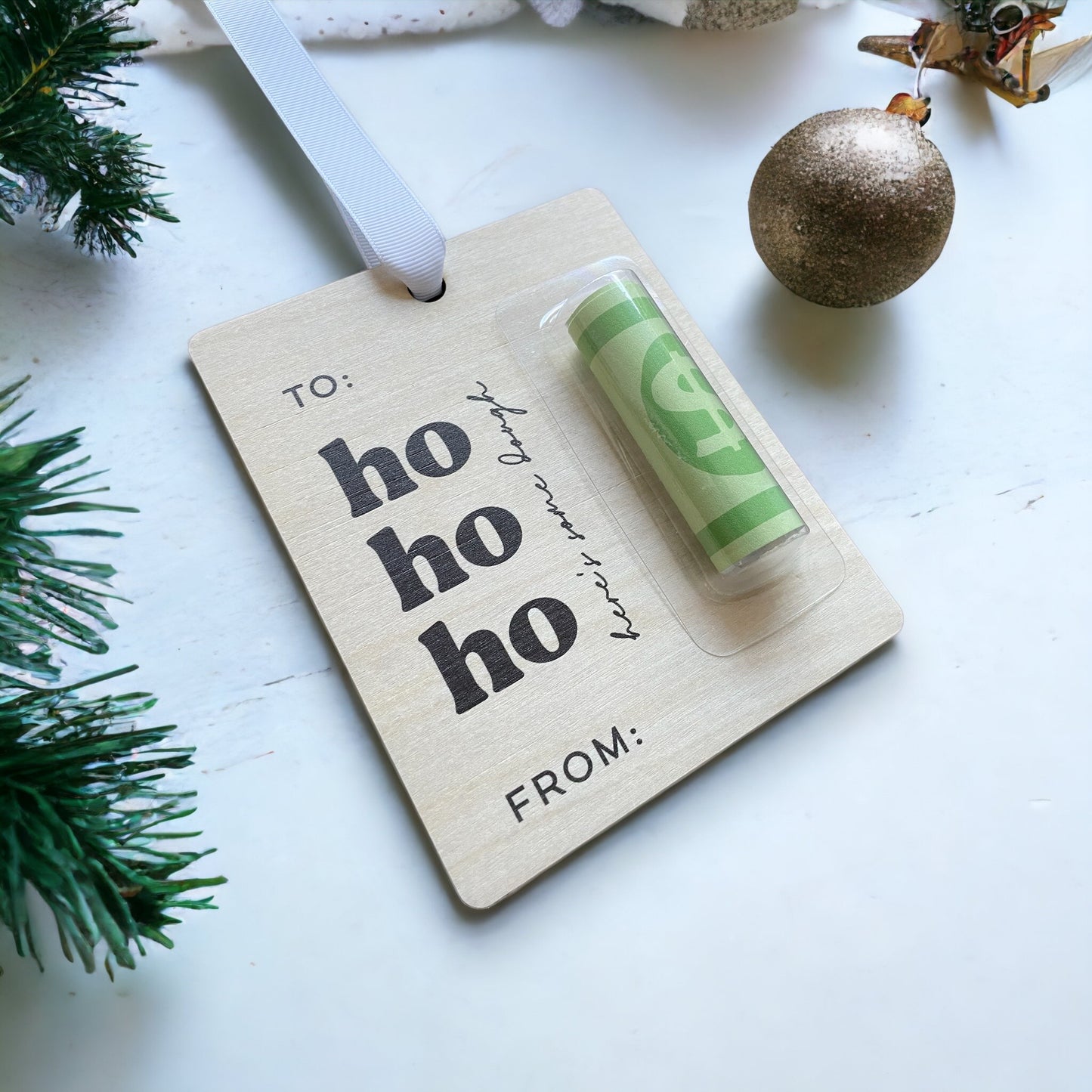 Ho Ho Ho Here's Some Dough Ornament | Custom Money Gift Ornament 2023 | Funny Ornament