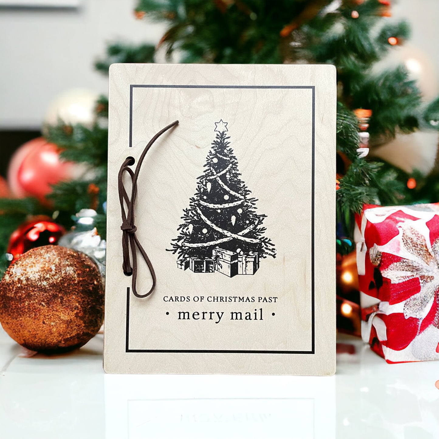 Christmas Card Keeper | Card Holder | Birthday Cards | Personalized Wedding Gift | Holiday Card Storage |Card Box