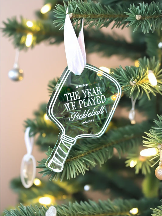 Pickleball Paddle Ornament