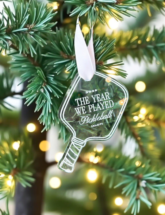 Pickleball Paddle Ornament