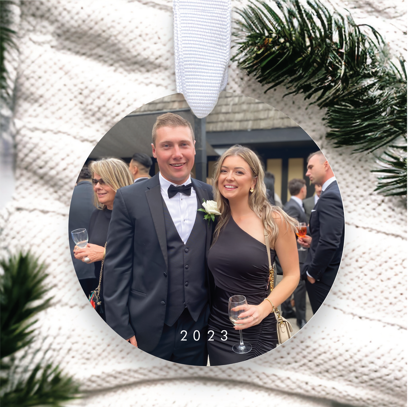 Custom Photo Ornament 2023 | Custom Family Photo 2023 Ornament | Custom Newlywed Christmas Ornament | Christmas Card Ornament | Custom Photo Ornament