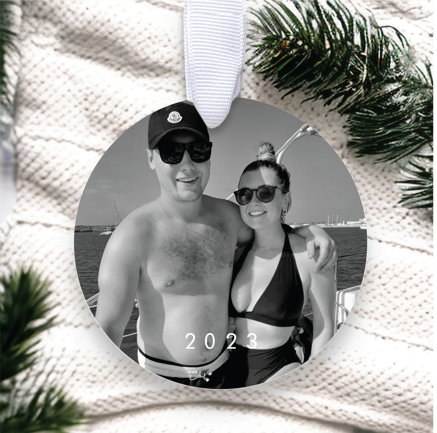 Custom Photo Ornament 2023 | Custom Family Photo 2023 Ornament | Custom Newlywed Christmas Ornament | Christmas Card Ornament | Custom Photo Ornament