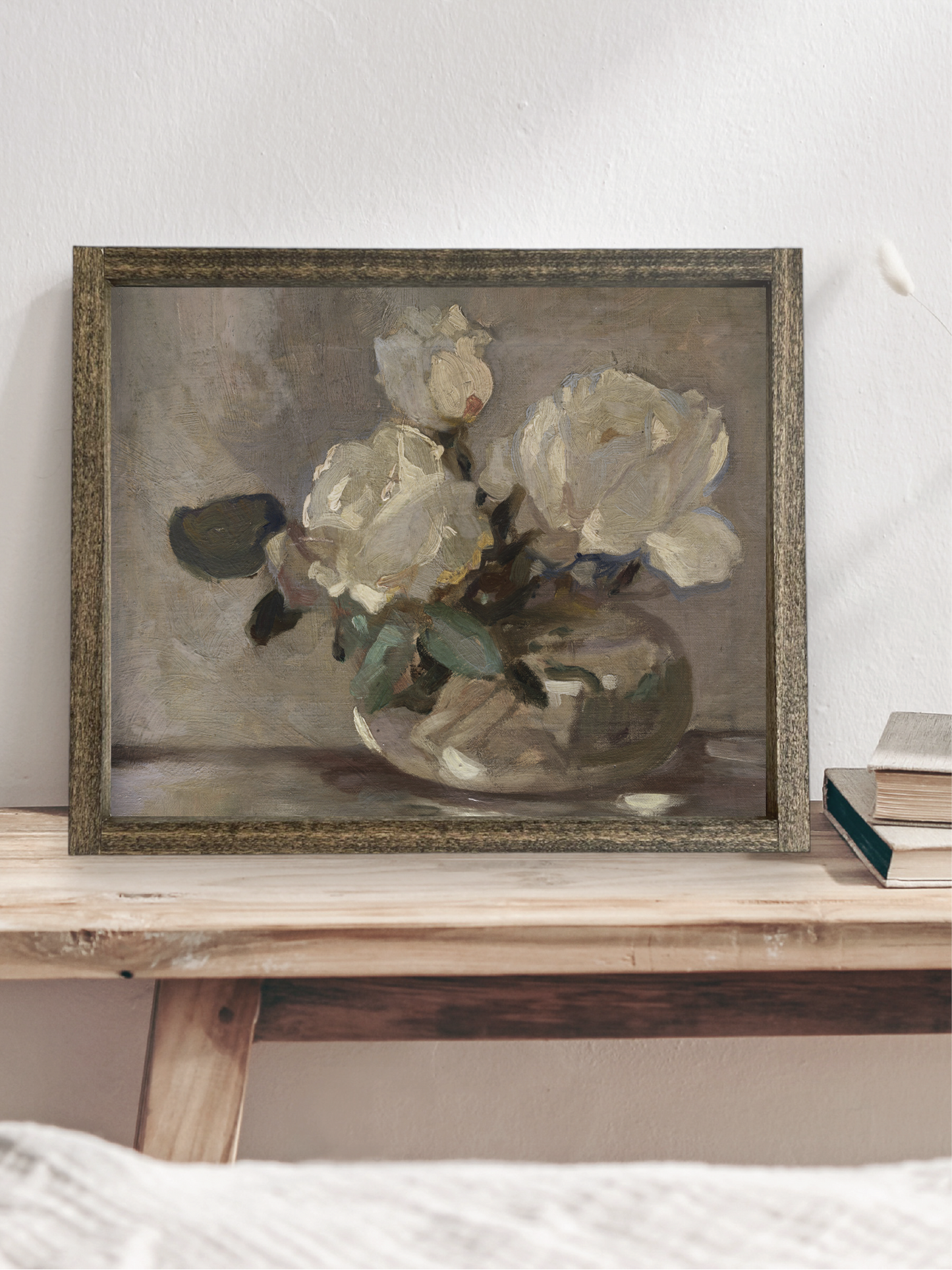 Vintage Flower Vase Sign