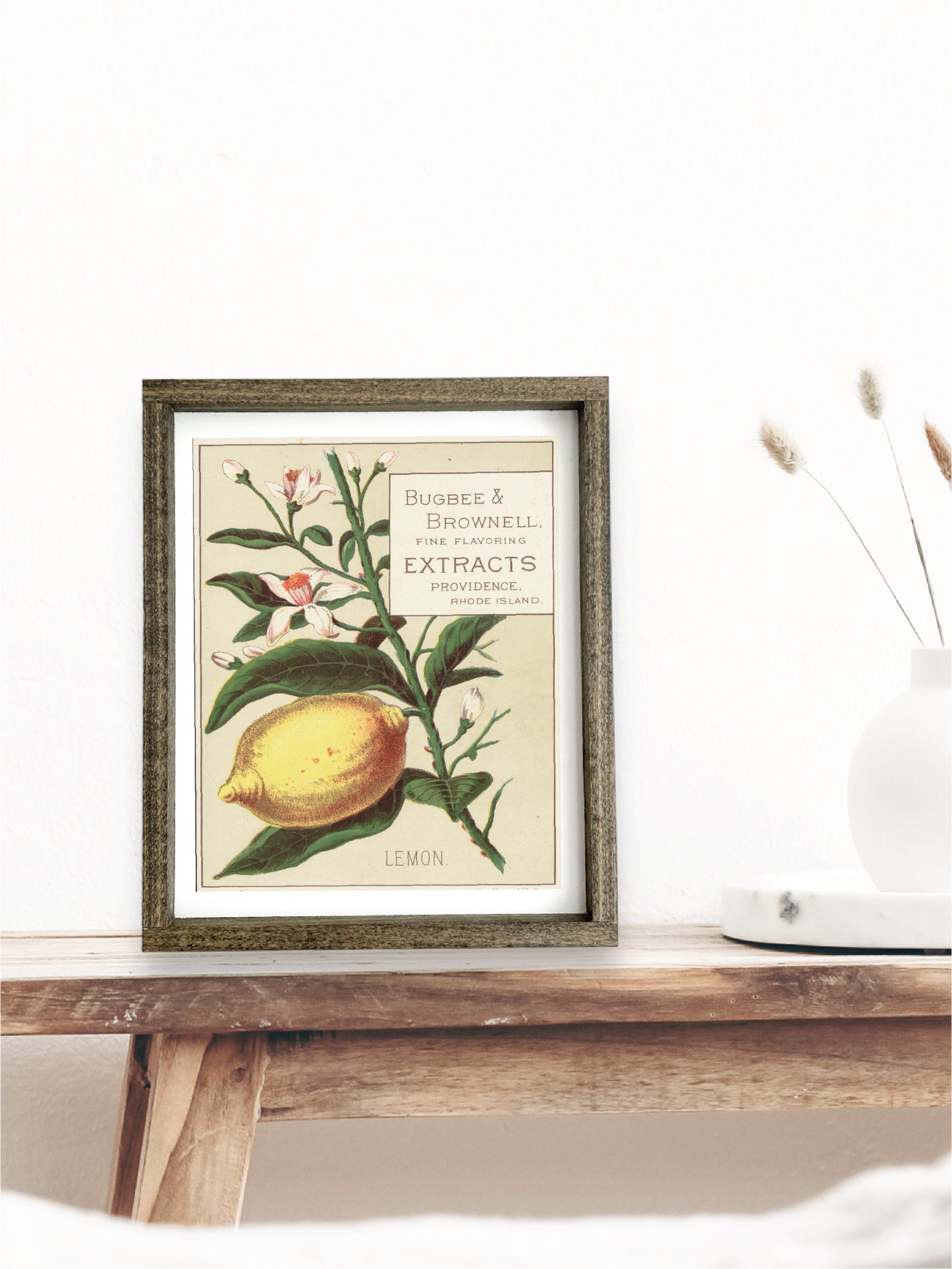 Vintage Lemons Sign