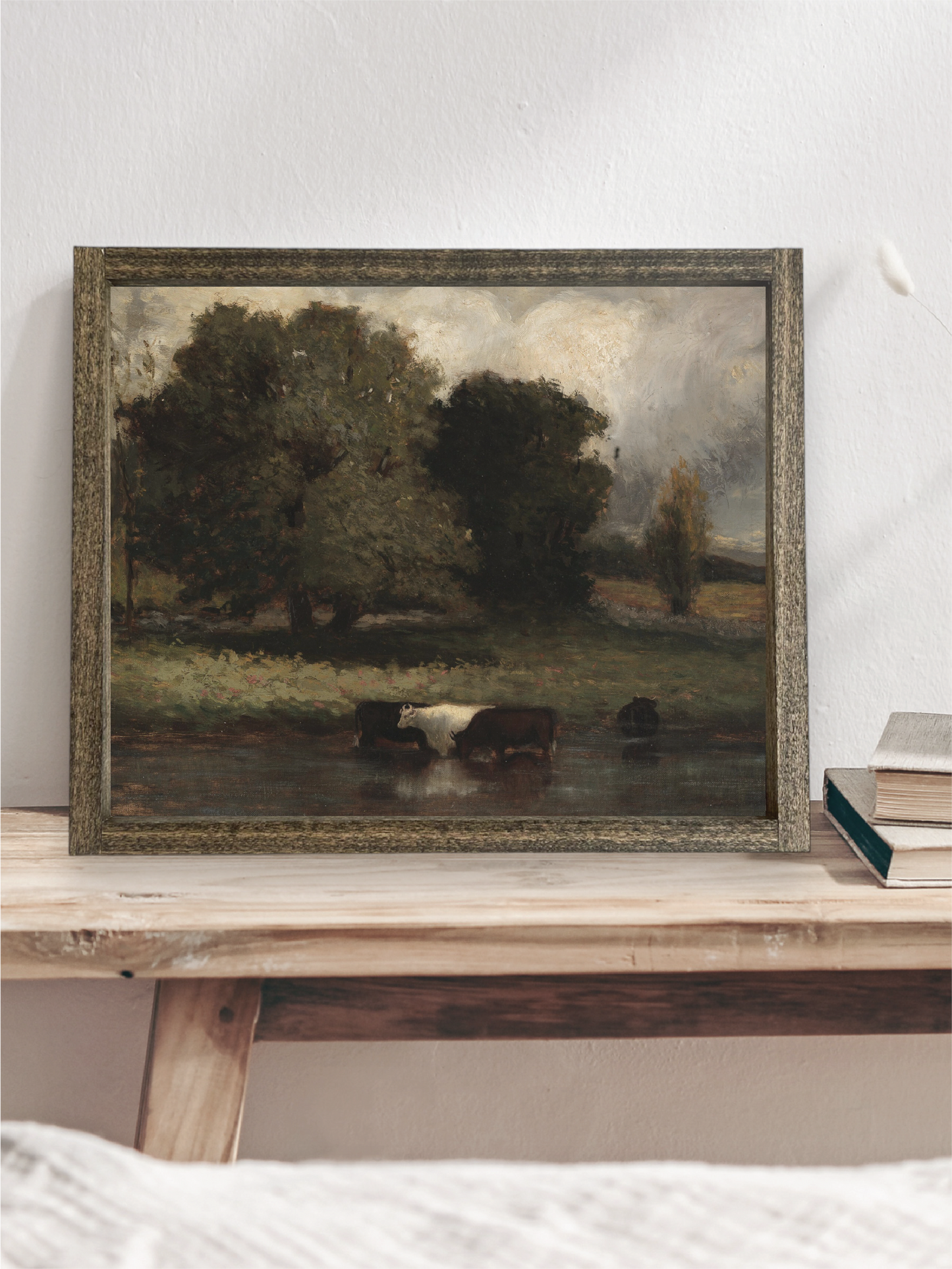 Vintage Moody Cows Sign