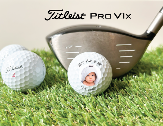Titlelist PRO V1X Custom Golf Balls for Dad SINGLE BALL