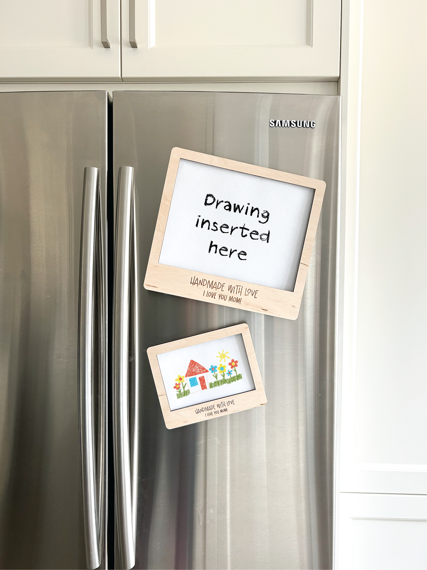 Kids Magnetic Fridge Art Frame