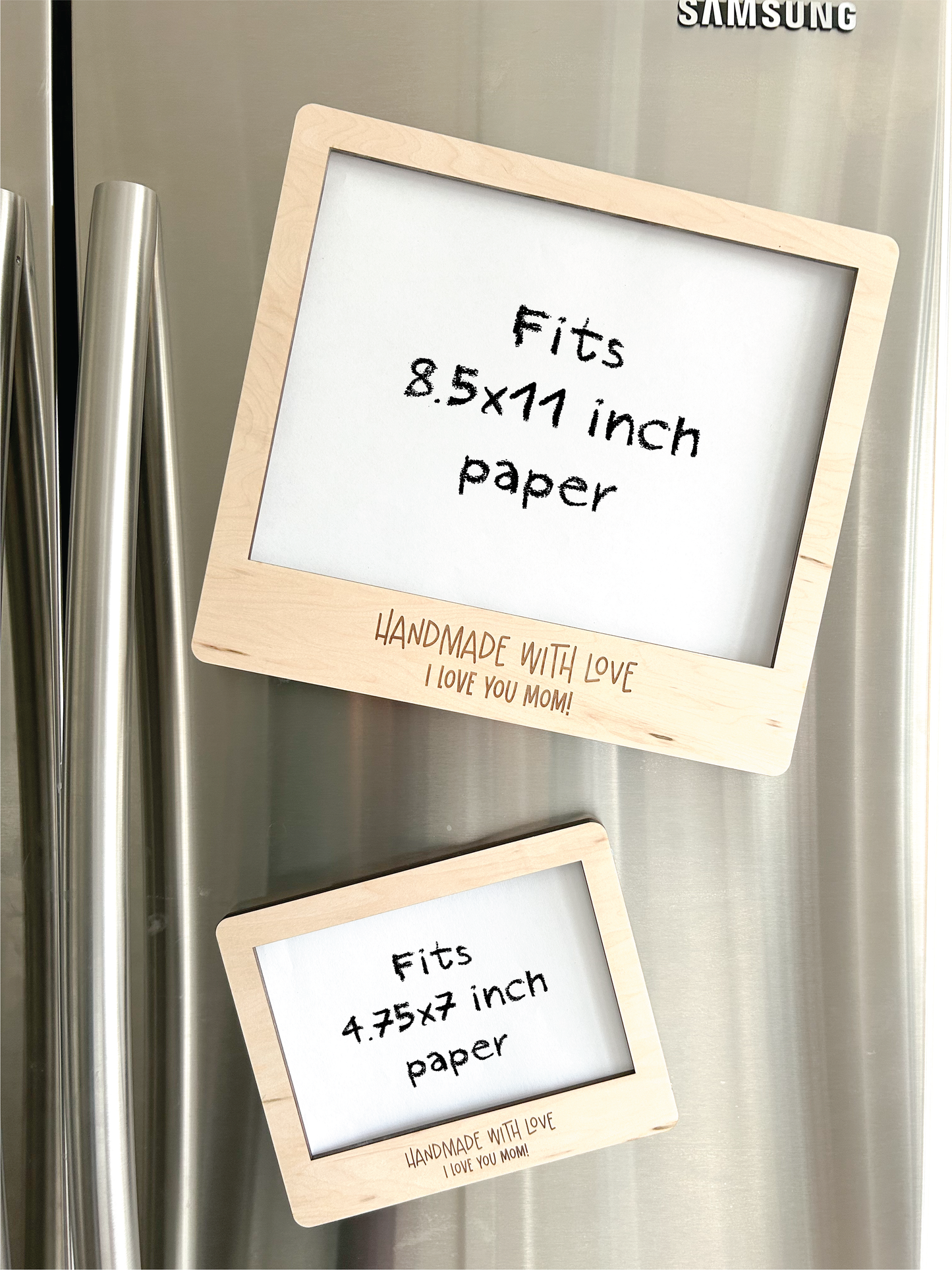 Kids Magnetic Fridge Art Frame