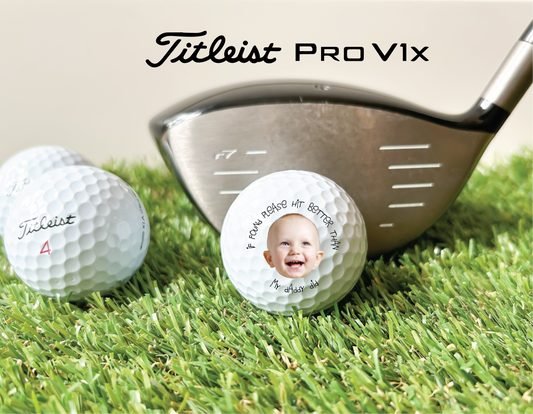 Titlelist PRO V1X Custom Golf Balls for Dad SINGLE BALL