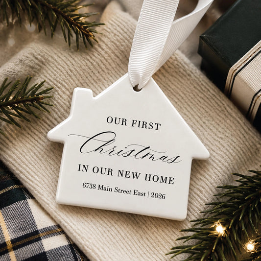 Personalized Ceramic House Ornaments, Realtor Closing Gifts, Bulk & Wholesale Pricing