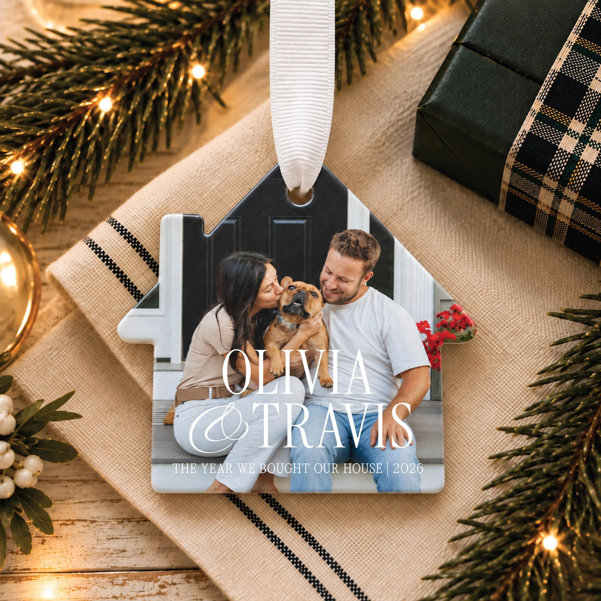 First Christmas in Our New Home Photo Ornament