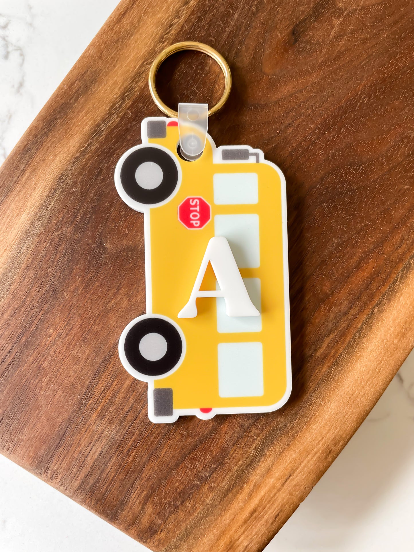 Bus Backpack Tag